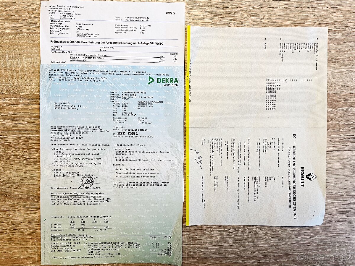 RENAULT MÉGANE SCÉNIC 1.6i 16V 83KW 65.000KM PĚKNÝ STAV - 20