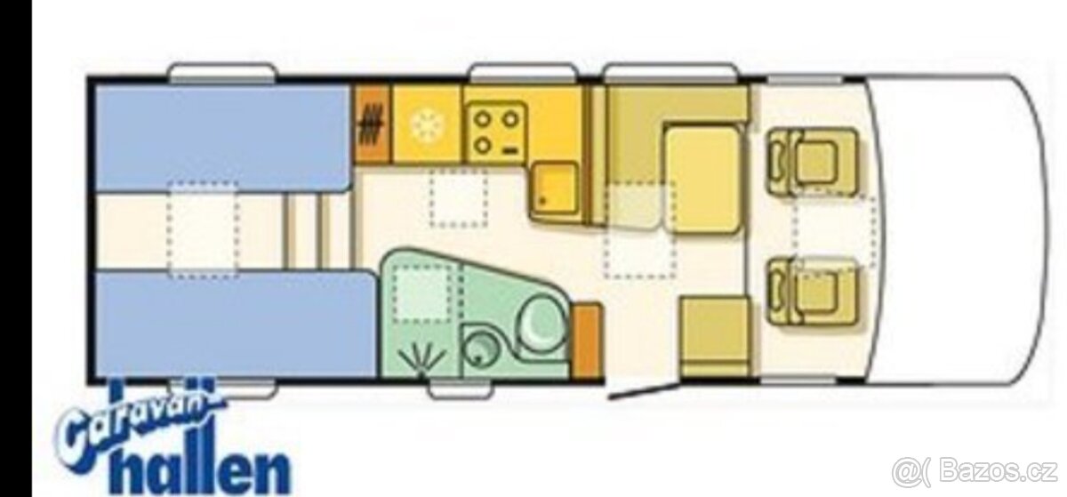 Prodám Integrovany autokaravan Adria super sonic I 701SL - 20