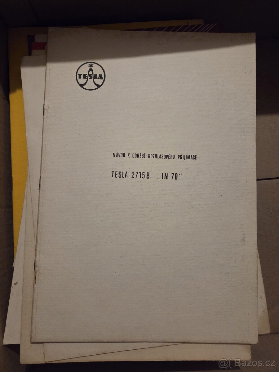 Manuály k rádiím Tesla a jiné - 20
