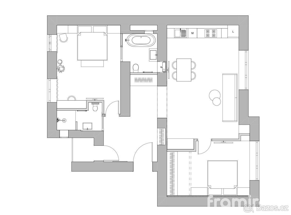 Pronájem bytu 3+kk 97 m², Brno - Královo Pole, ev.č. 01973 - 20