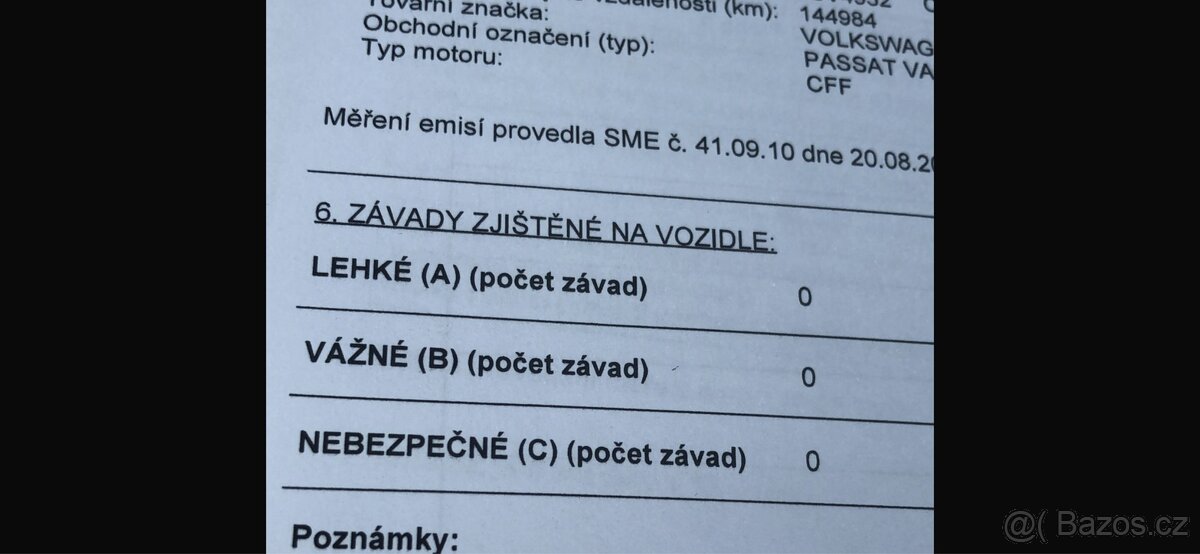 Volkswagen Passat VARIANT 2,0 TDI Highline/DSG/Kůže/ 8/2011 - 20