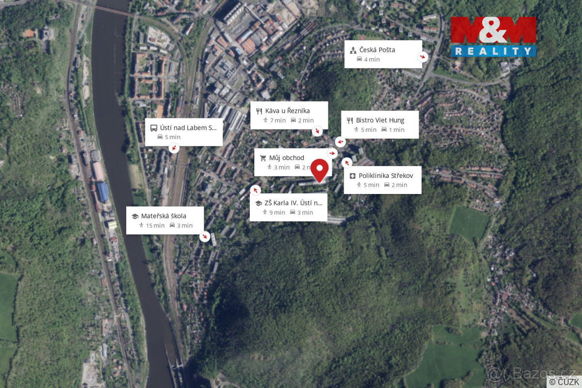 Prodej bytu 3+1 v Ústí nad Labem, ul. Tolstého - 20