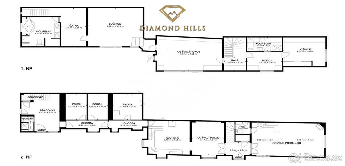 Prodej rodinného domu 8+1, pozemek 845m2, Kozojedy - 20