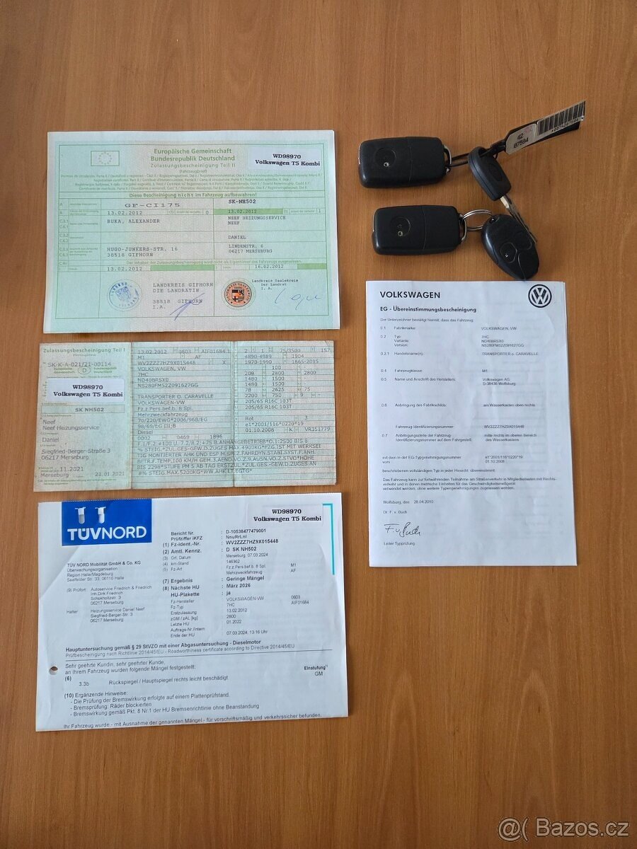 Transporter T5 1.9TDI 75kW,9.míst,tažné,Webasto,1.maj.servis - 20