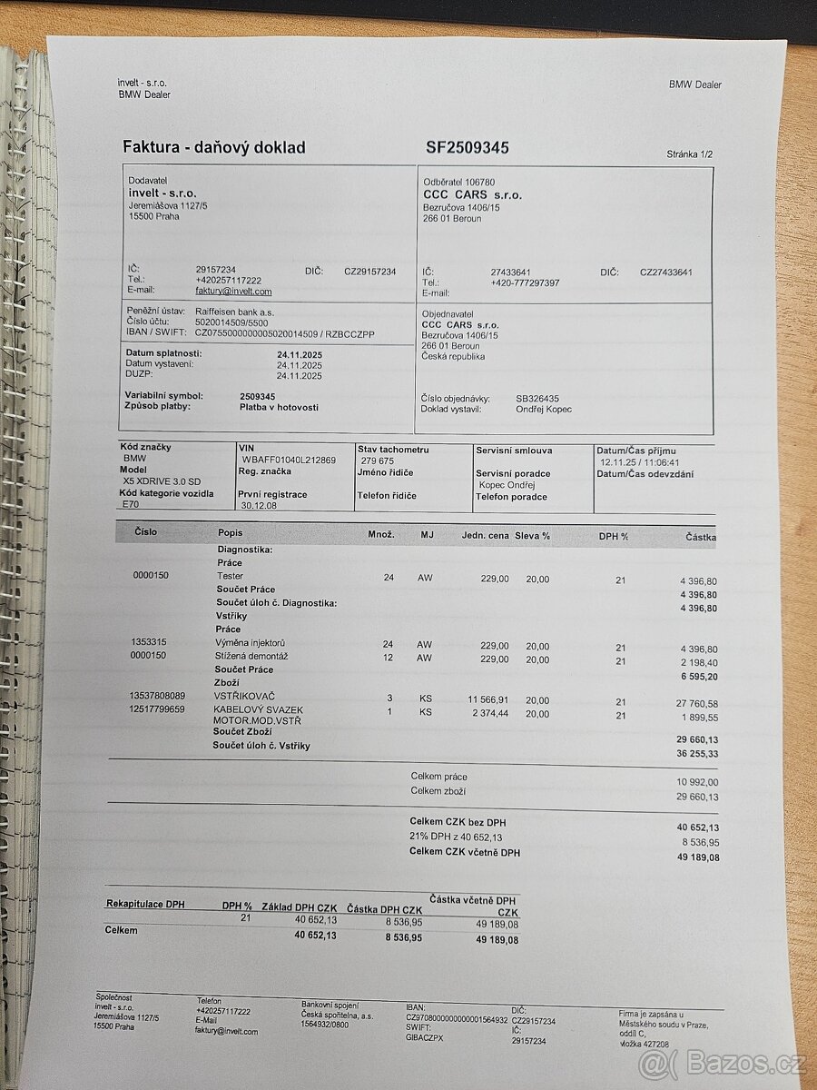 BMW X5 3.0SD 210KW 4x4 Steptronic 09 - 20