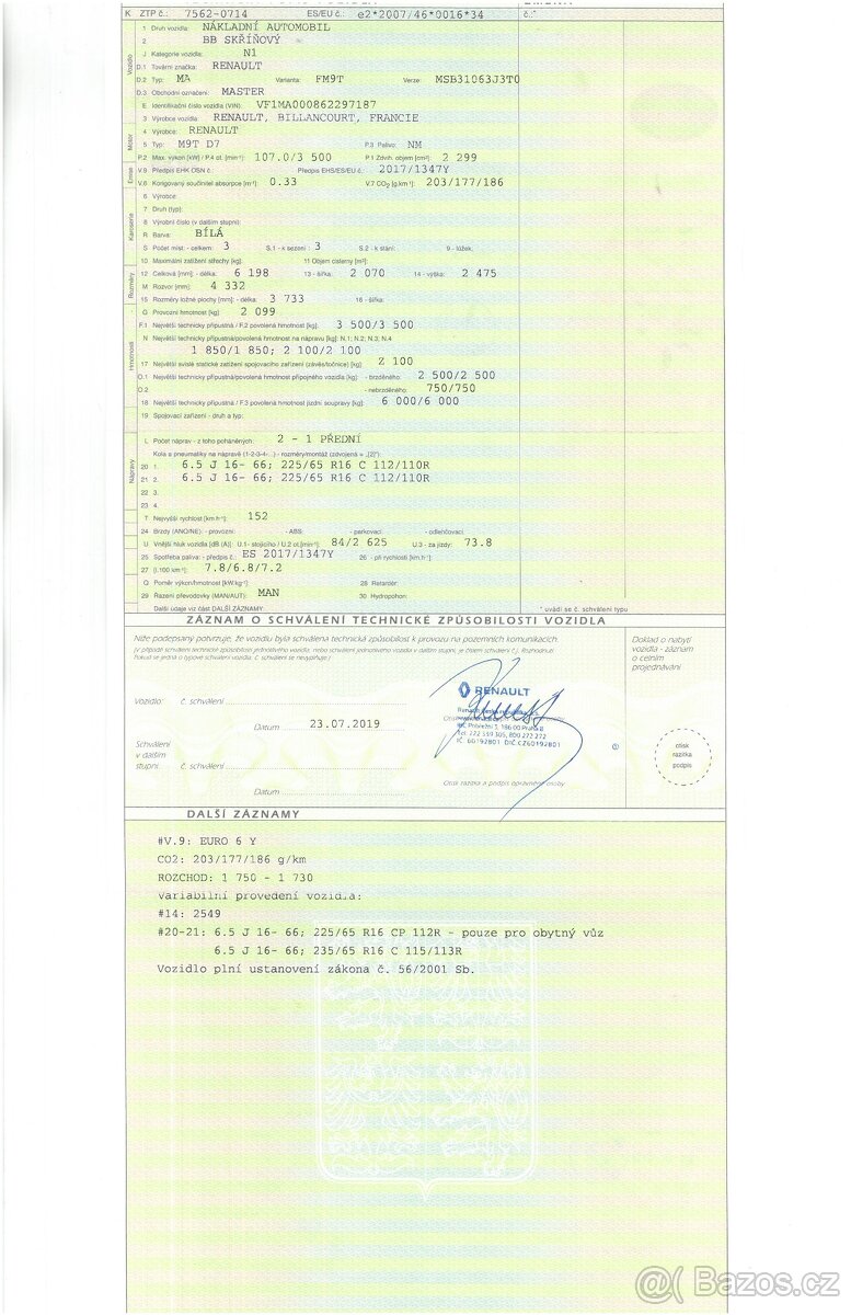 Renault Master L3H2 r.v.2019 - 20