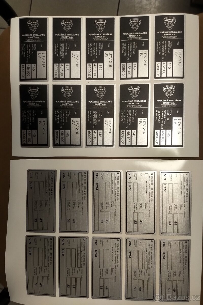 Polepy Babetta, Manet, Korado, Stella, Pento, Puch atd. - 20