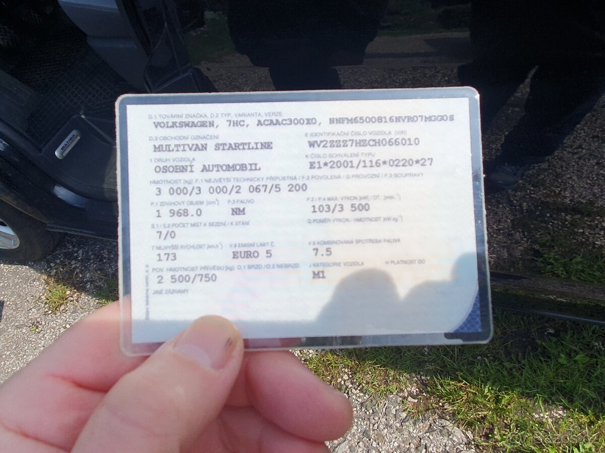 VW T5 Multivan Startline 2,0 TDI CR 103 kW NEHAVAROVANÉ - 20