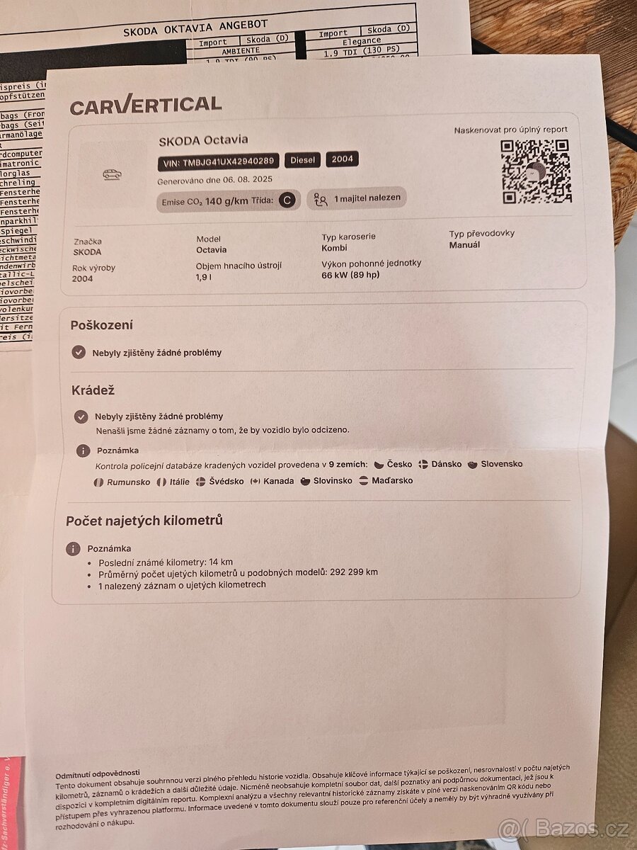 Škoda Octavia 1.9 TDI 66 kW 2004, 239.000 km Bez koroze - 20