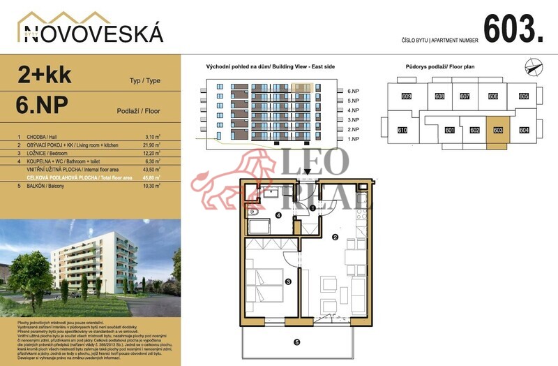 Prodej bytu 2+kk 56 m² Novoveská, Teplice - 20