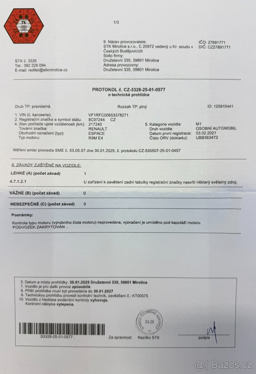 Renault Espace Intens 1.6 dCi 96 kW bez AdBlue DPH - 20