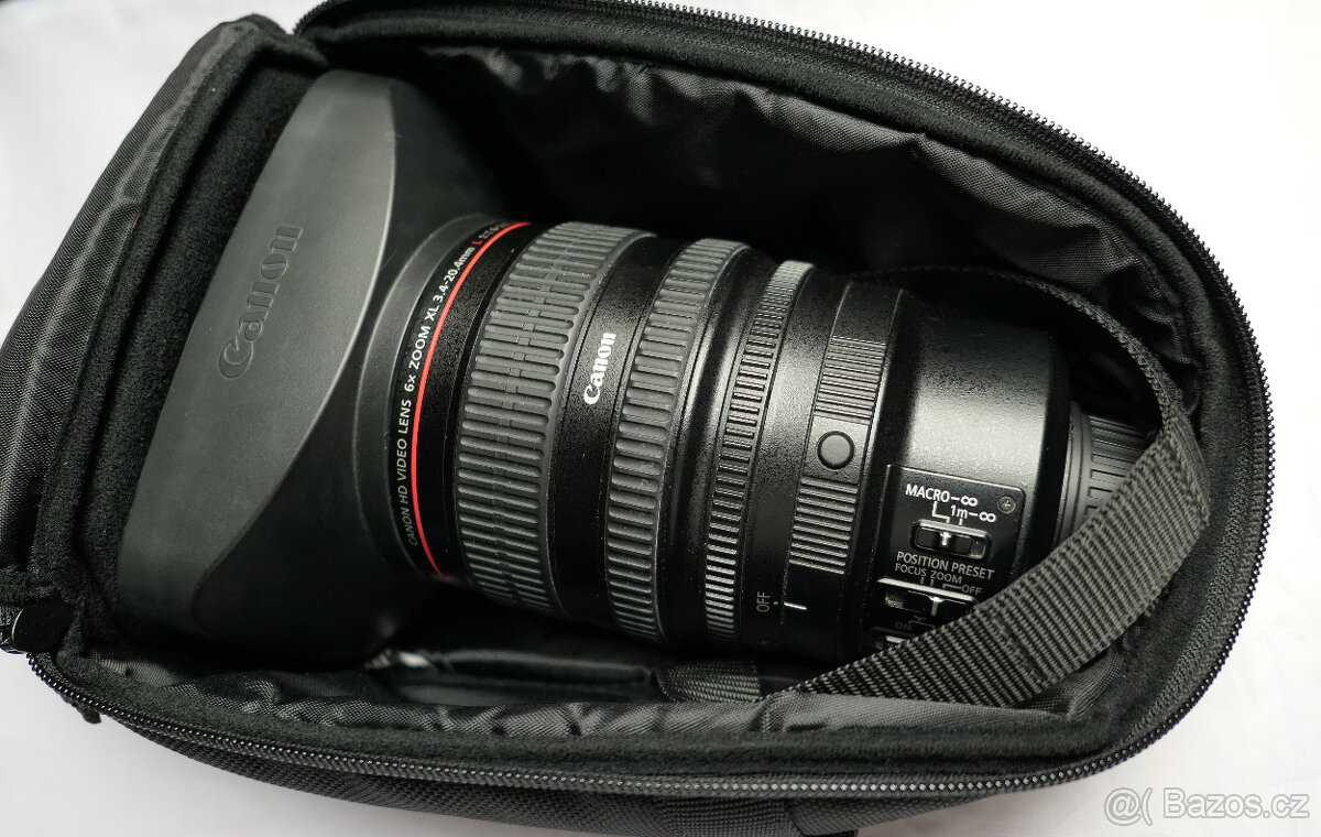 Objektivy Canon HD video lens 20x,16x Manual ,6x XL Wide - 20