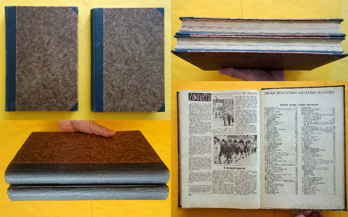 kompletní Junák- 29. ročník /1946- 47/ svázaná čísla 1.- 47. - 20