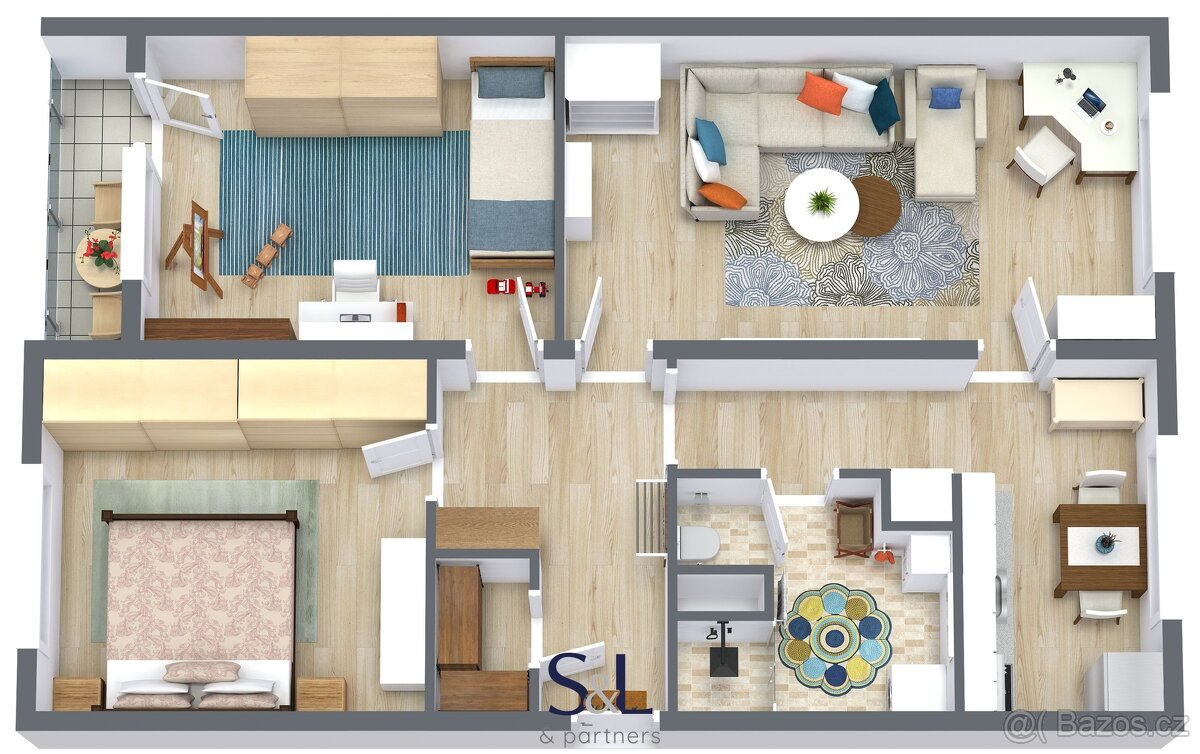 Prodej bytu 3+1, 79 m² - Děčín XXVII-Březiny, ev.č. 01241 - 20