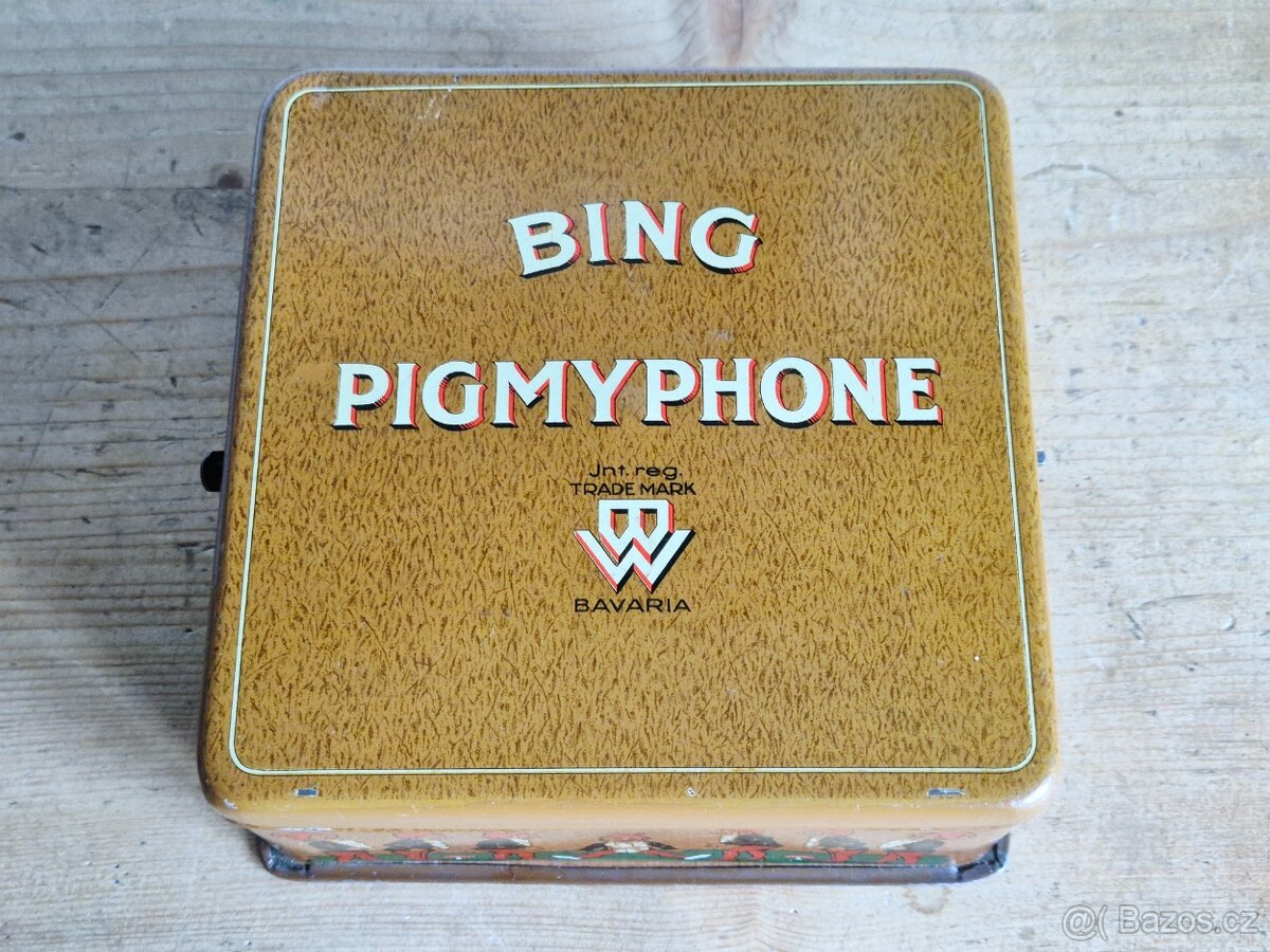 Starožitný gramofon Bing Pingmyphone, 1920-1932, Německo - 20