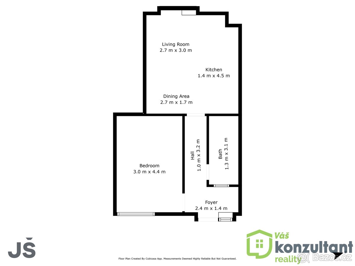 Pronájem bytu 2+kk s venkovním posezením - Troubsko - 20