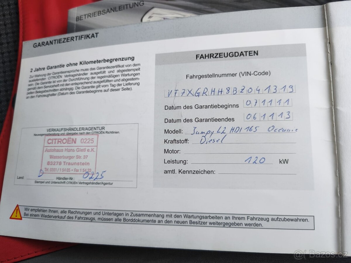 CITROEN JUMPY VAGABOUND 2,0HDI 120KW 7 MÍST R.V.2011 - 20