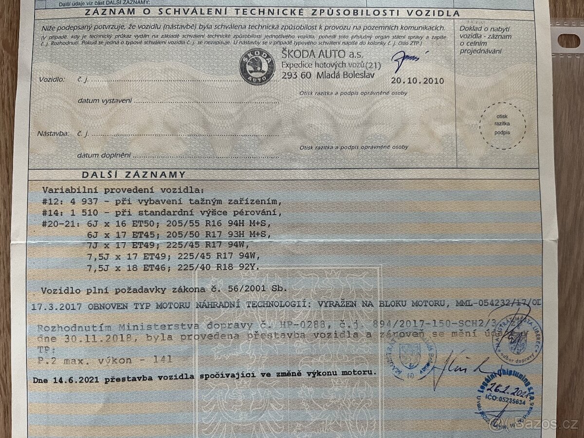 Škoda Superb II Combi 1.8 TSI 4x4, 141 kW (chip zapsáno), 20 - 20