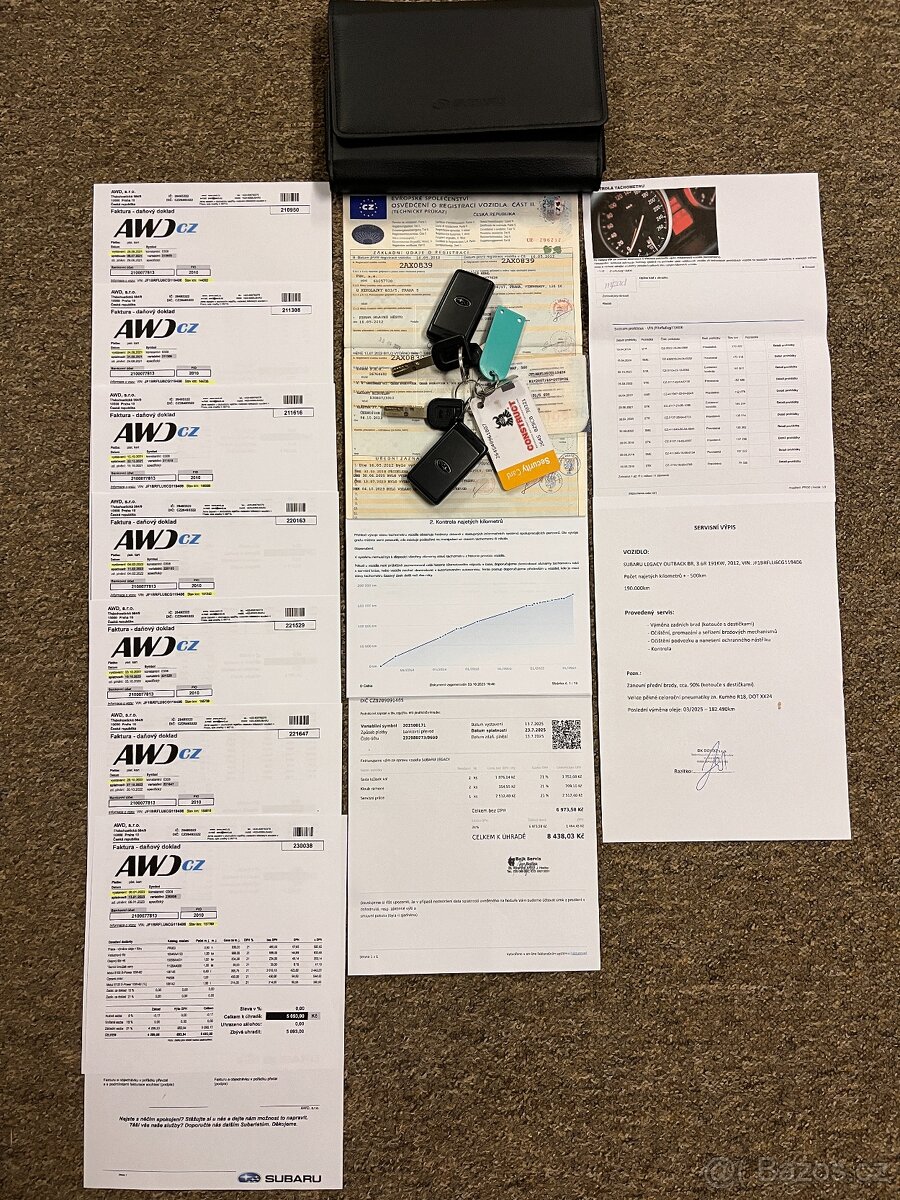 SUBARU LEGACY OUTBACK 3.6R 191KW,2012,PLNÁ VÝBAVA,PĚKNÝ STAV - 20