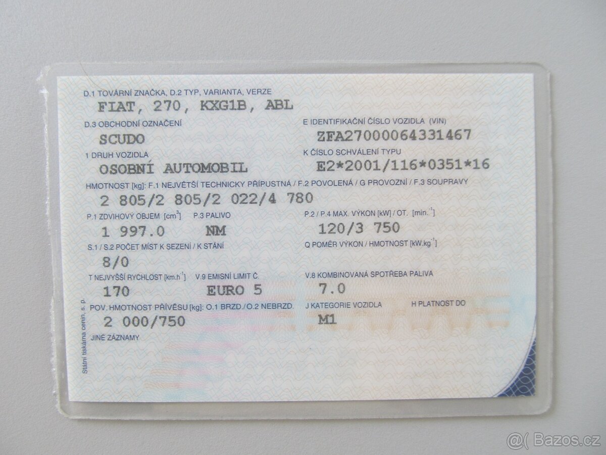 Fiat Scudo 2.0 JTD LONG 8 míst 120 kw - 20