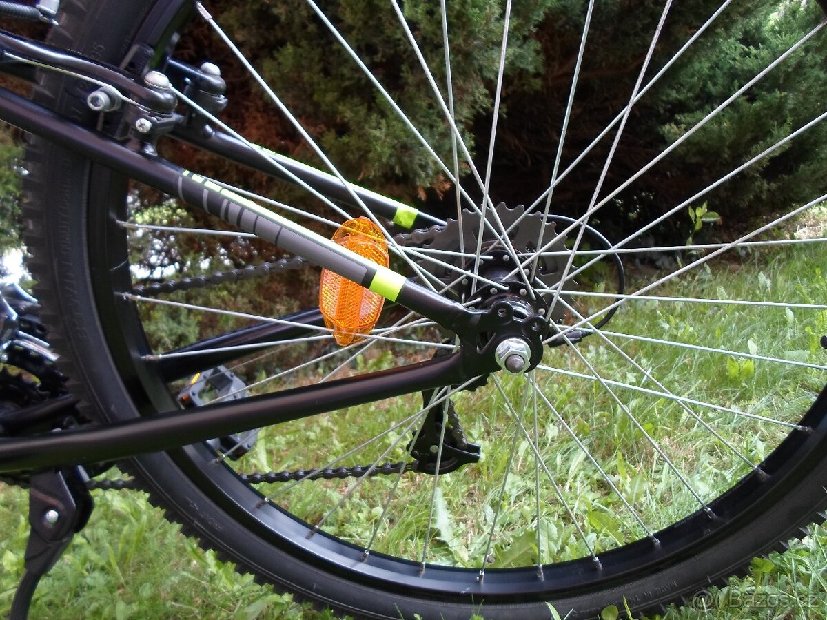 Černé dětské kolo 9-12 let, 24" palců - 20