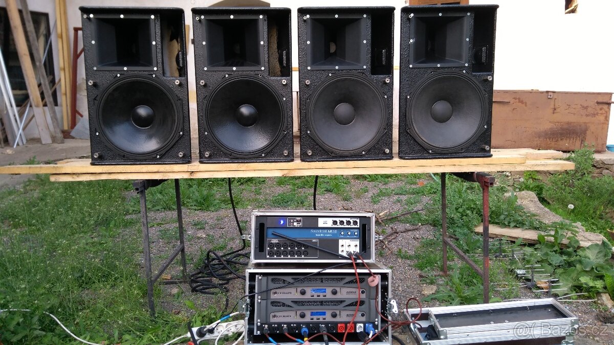 Kompaktní PA/odposlechové reproboxy 15" PHL 1000w/8ohm + 2" - 20