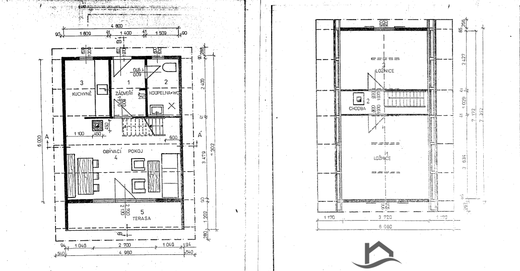 Chata v Choceradech s okouzlujícím výhledem - 20
