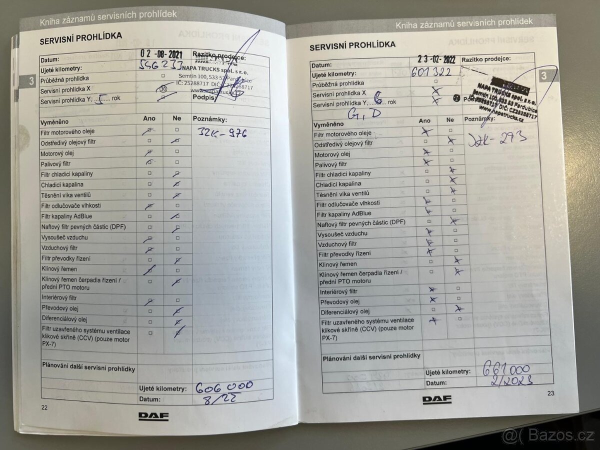 DAF CF 310 MANUÁL EURO VI 19t TOP STAV PLNÁ SERVISNÍ HISTORI - 20