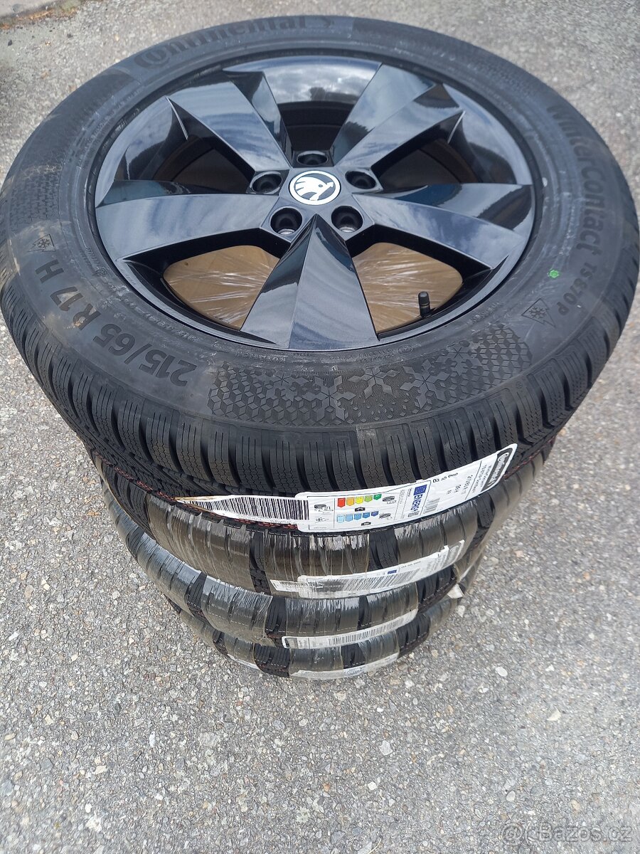 Š.Kodiaq, Kodiaq 2/VW Tiguan-NOVÁ zimní Alu sada -215/65R17. - 20