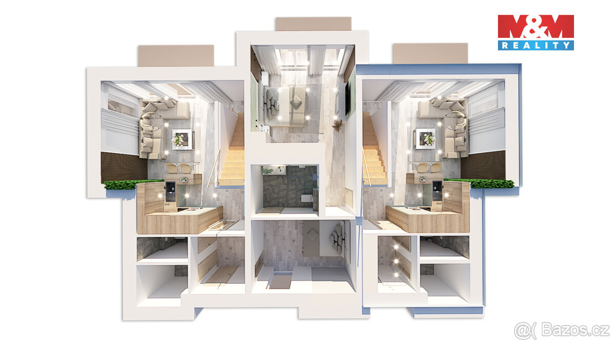 Viladomy Voděrádky, předprodej zahájen A/1 - 20