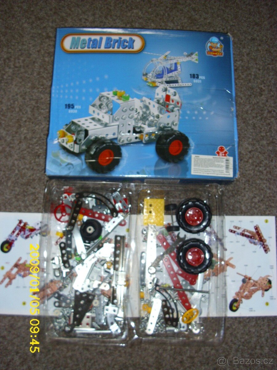 Velká kuličková dráha, Elektrostavebnice, Merkur, Pinball - 20