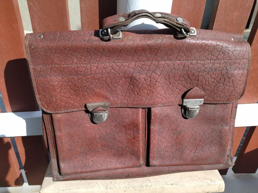 Retro tašky a kabelky, pánská kož. taška, peněženky - 20