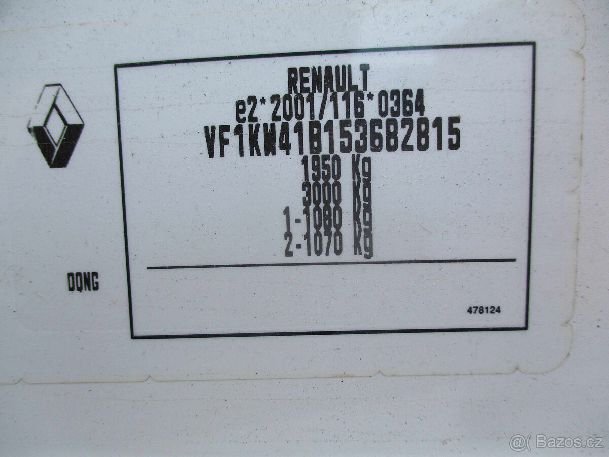 RENAULT KANGOO 1,5DCi 66KW KLIMA BEZ KOROZE 2015 - 20