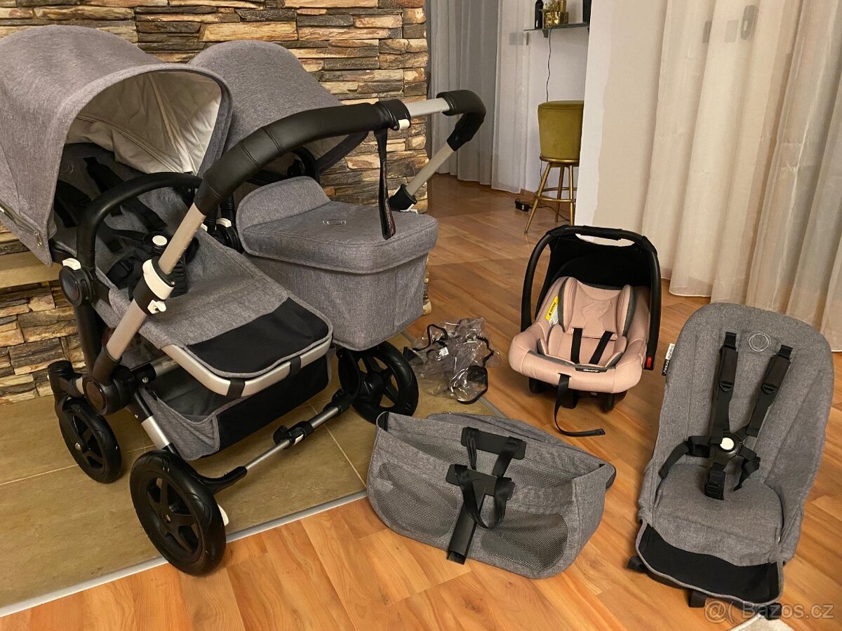 Bugaboo Donkey 2 classic grey + autosedačka - 20