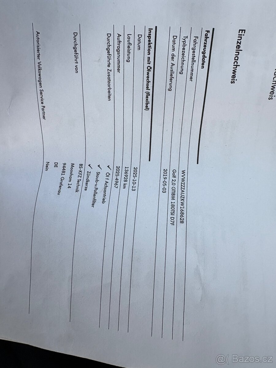 Volkswagen Golf VII 2,0 GTI BMT 180 KW DSG Performance - 20