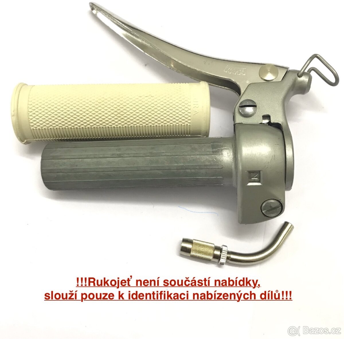 Magura - otočná rukojeť, páka spojky, aretace páky, návlek - 20