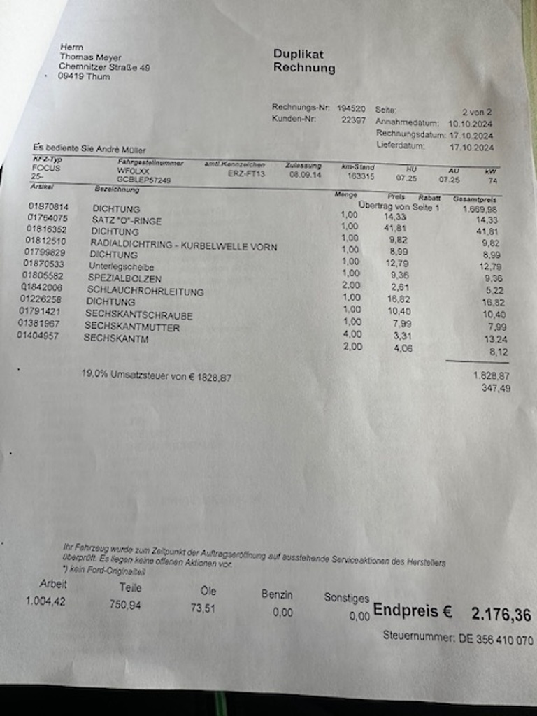 Ford Focus 1.0i 74kw, r.2014, 1.maj., rozvody, stk - 20