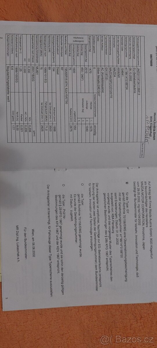 Mazda 6 2.0D, 89 kW, tažné, 248000 km - 20