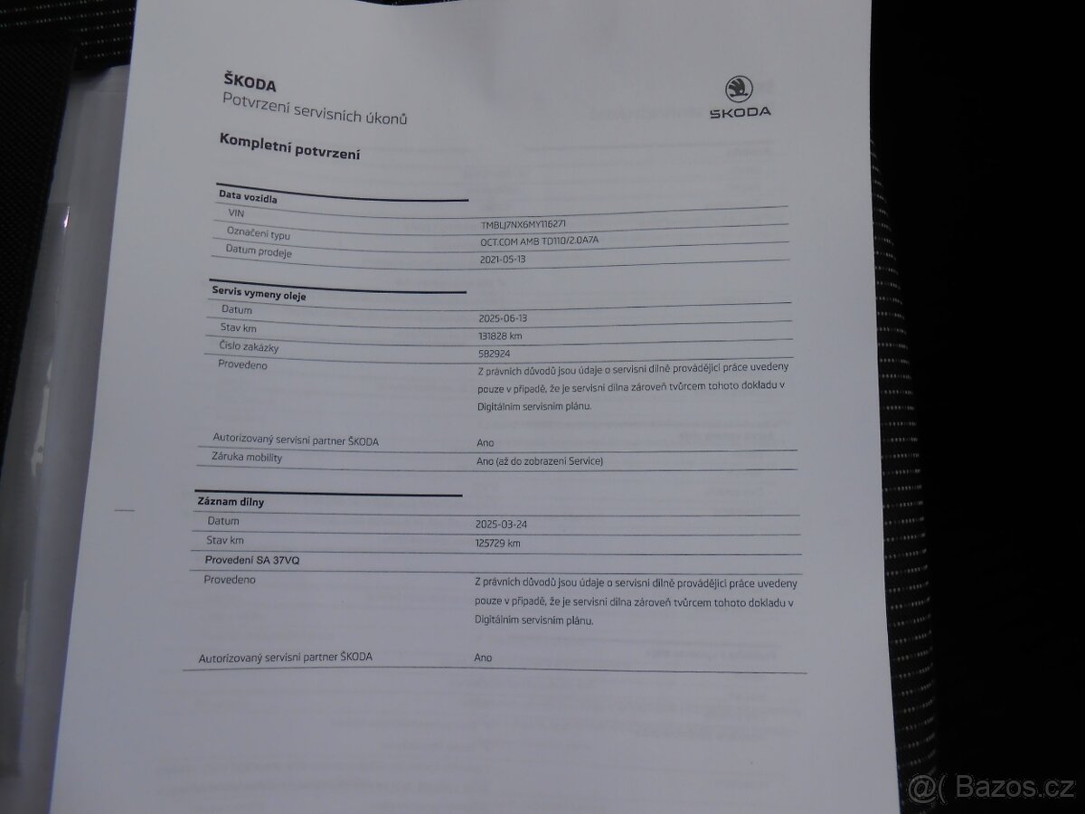 Prodám Škoda OCTAVIA IV COMBI 2.0TDi 110kW 4X4 DSG - 20