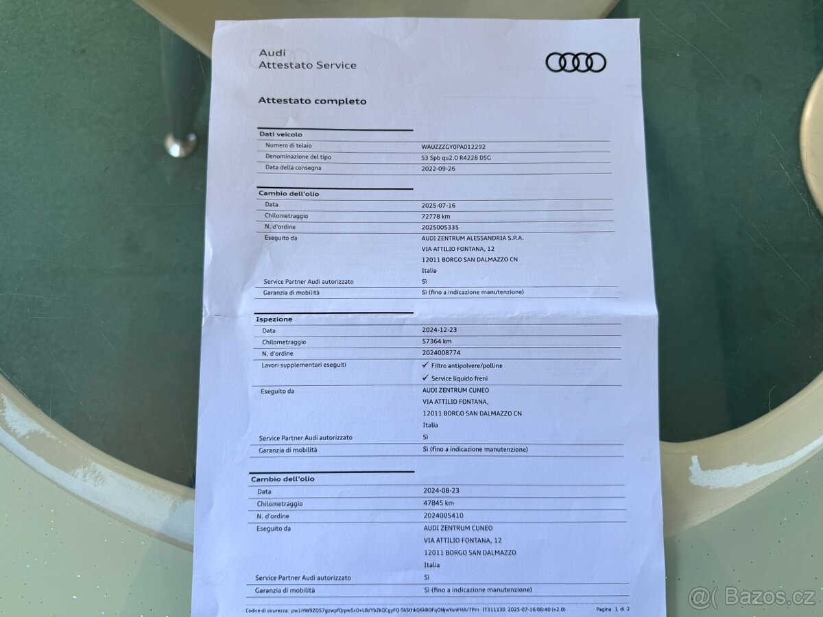 Audi S3 QUATTRO 2,0 TFSI 228 KW 1 MAJ - 20