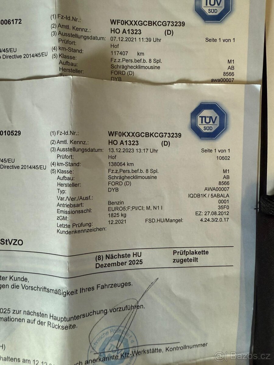 Ford Focus MK3 1.6i Benzín 77kw 2012 Serviska Nová STK DOVOZ - 20