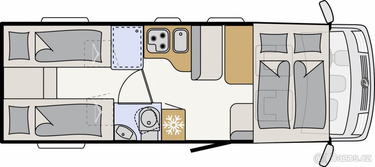 Dethleffs Trend 7057 - 5 osob - 20