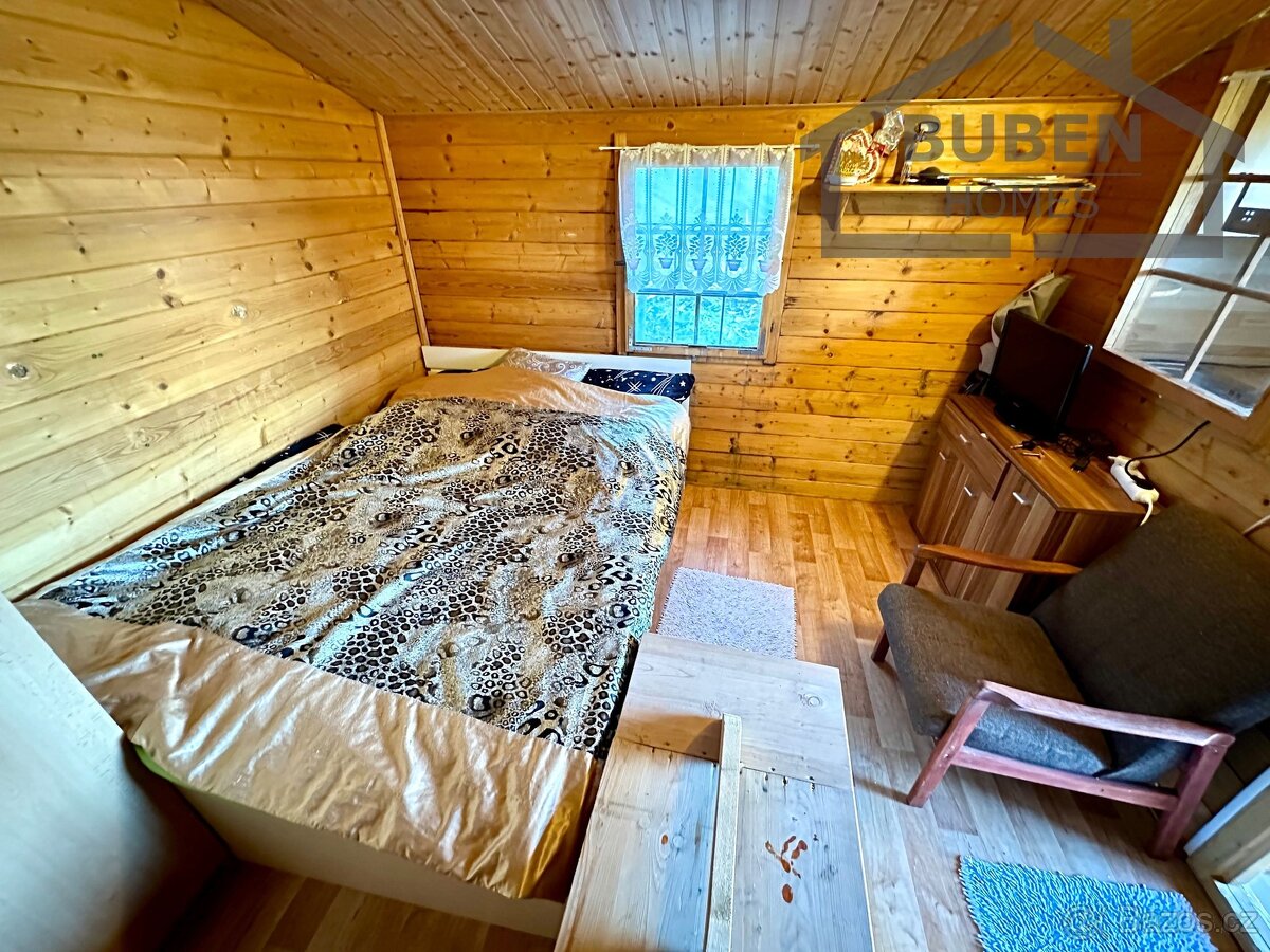 Zahrada (365m2) s chatou (16 m²) - Tachov, ul. Příčná - 20