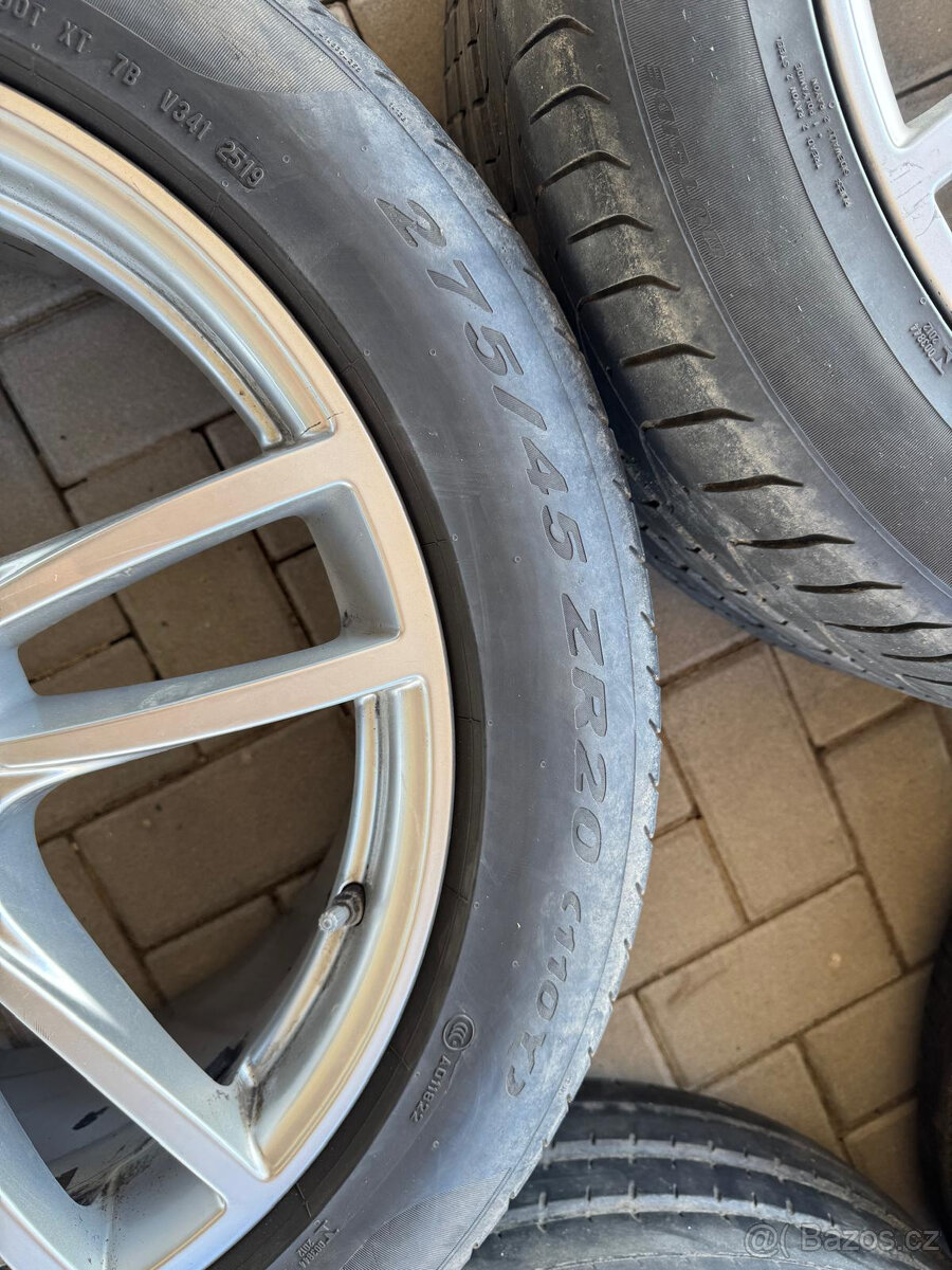 r20 origo alu porsche, dvourozměr, letní pneu pireli - 20