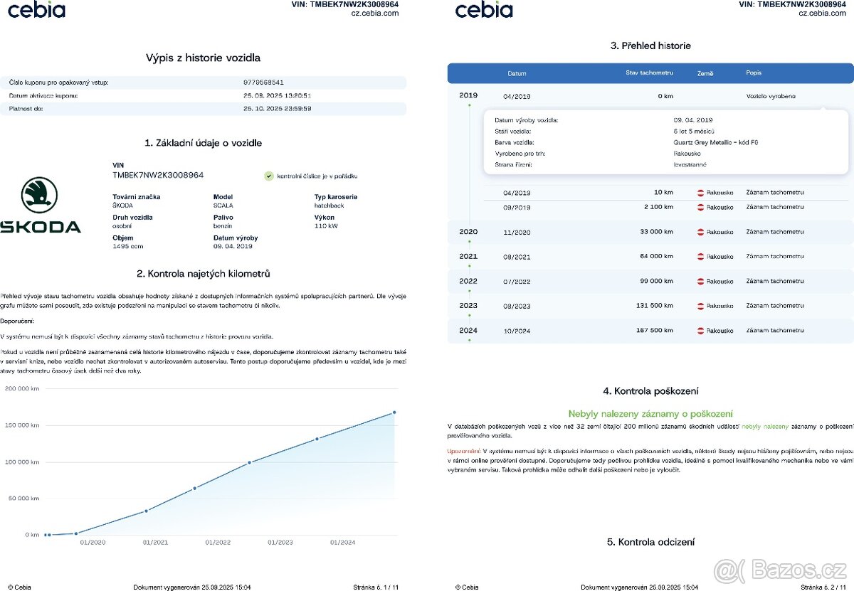 Škoda Scala 1,5 TSi 110kW DSG KESSY, KAMERA - 20