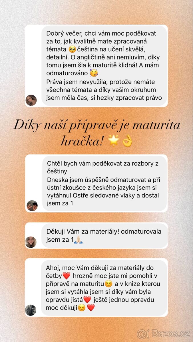 Maturitní četba & Otázky k maturitě 2026 - 20