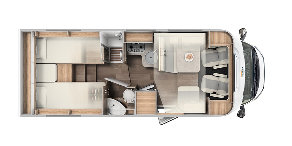 Autokaravan Carado T447 AT Klima Kamera Navi ProPlus 2024 - 20