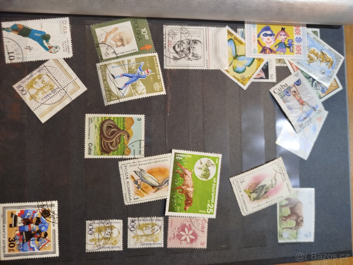 6x Album se známkami z celého světa - 20