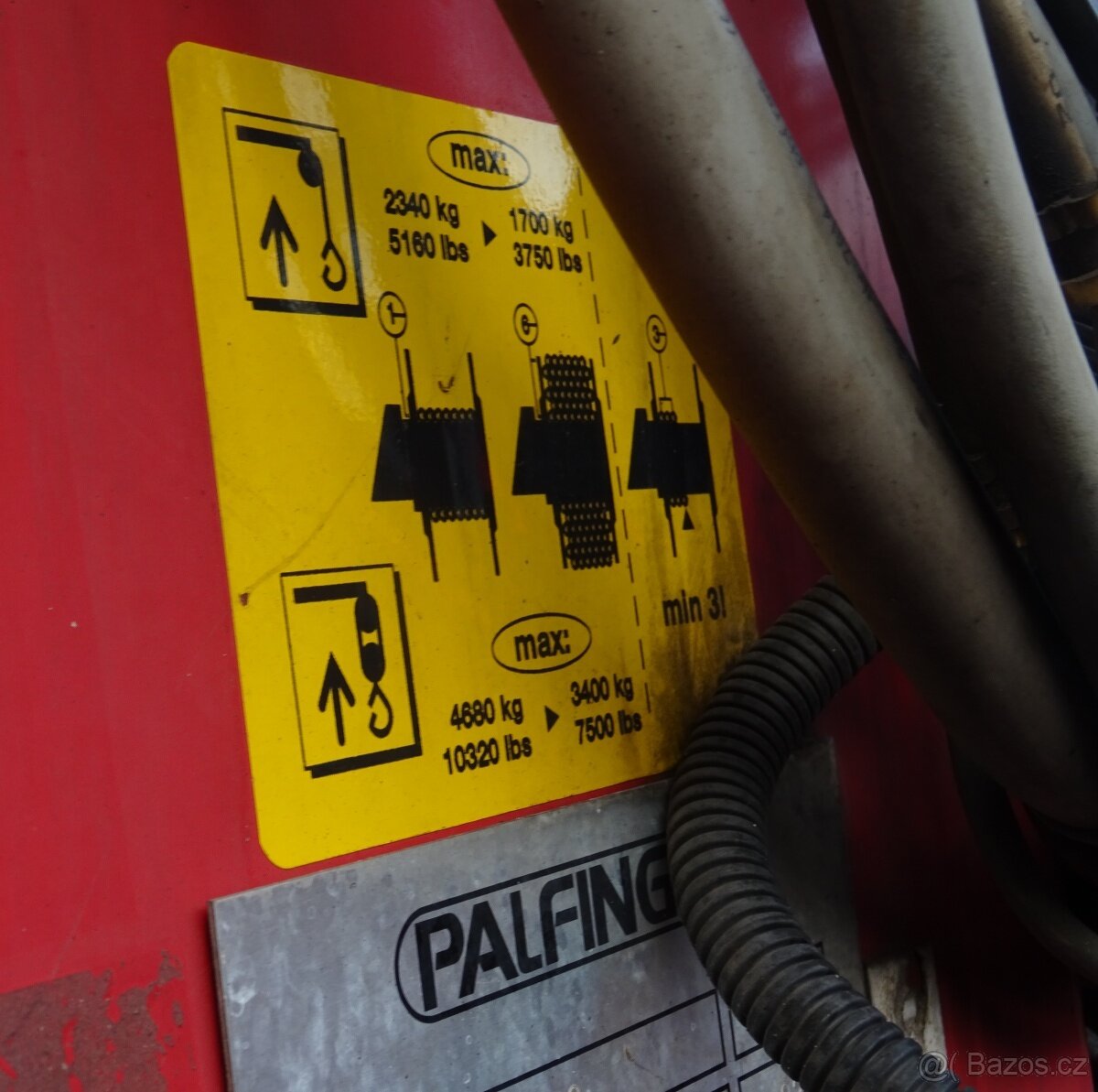 Výkonná hydraulická ruka PALFINGER PK 29002 G, naviják, 23 m - 20