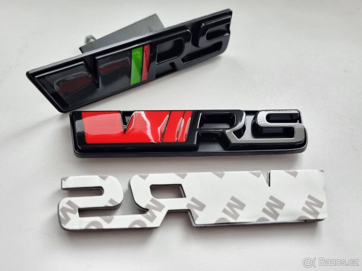 SKODA VRS LOGO RS NAPIS - 20